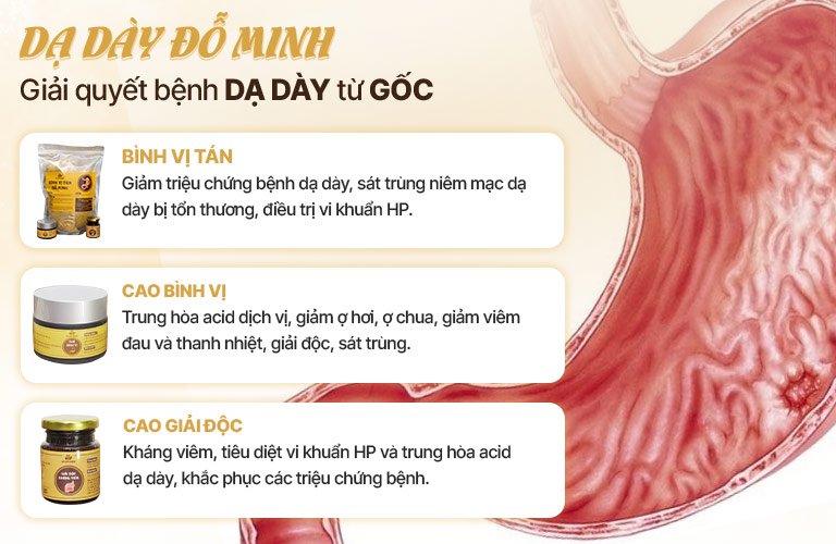 Bài thuốc Dạ dày Đỗ Minh