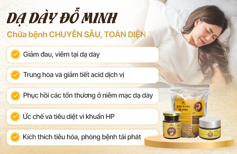 Công dụng bài thuốc Dạ dày Đỗ Minh